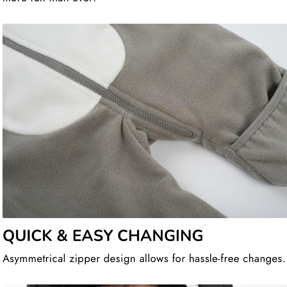 NEW Cuddle Club Bear Fleece Bunting 6-12 Months - Picture 4 of 8